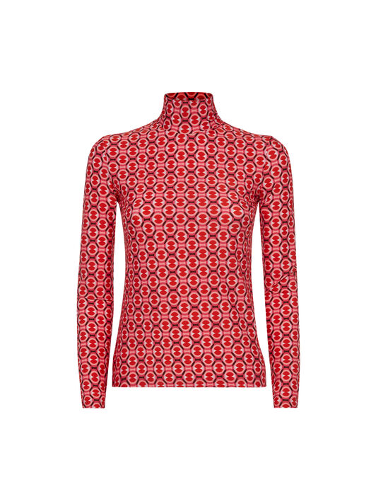Turtleneck La DoubleJ: Sugar Rush Red SHI0030JER005