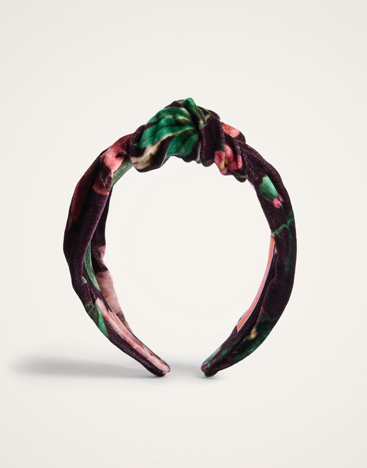 Love Knot Headband La DoubleJ: Zooflora Burgundy Love Knot Headband La DoubleJ: Zooflora Burgundy HEB0015VEL018