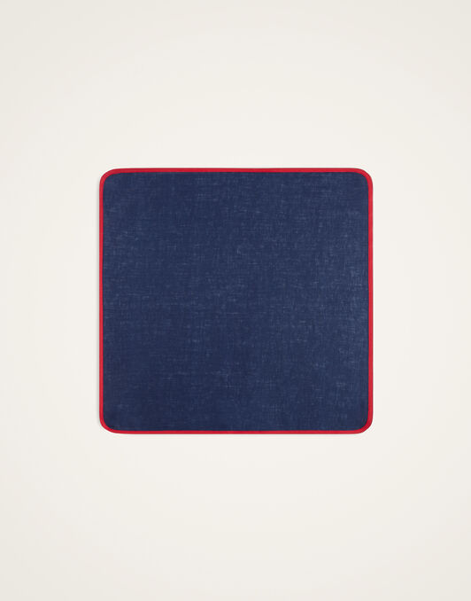 Large Napkins Set of 2 La DoubleJ: Rainbow Midnight Blue Large Napkins Set of 2 La DoubleJ: Rainbow Midnight Blue NAP0010LIN017