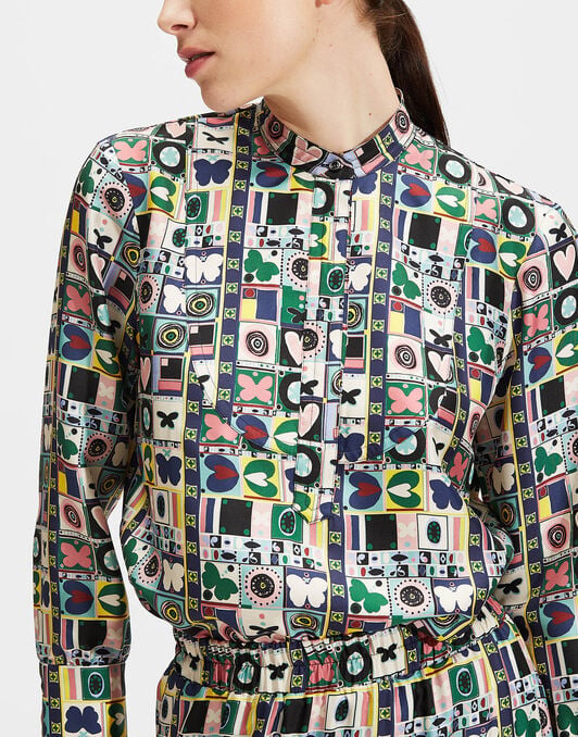 Portofino Shirt LaDoubleJ: Francobollo SHI0046SIL001