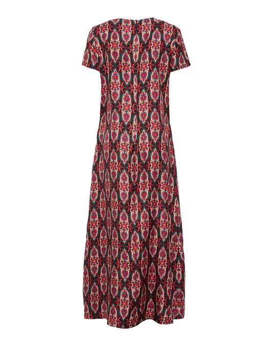 Swing Dress La DoubleJ: Pink Tapestry Swing Dress La DoubleJ: Pink Tapestry DRE0001SIL001