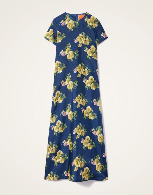 Swing Dress La DoubleJ: Riptide Midnight Blue DRE0001SIL001