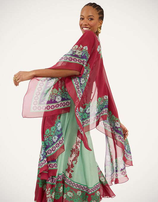 Maria Cape La DoubleJ: Regalia Placée Red Maria Cape La DoubleJ: Regalia Placée Red SCA0092SIL014