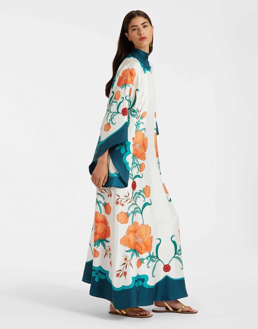 Magnifico Dress La DoubleJ: Morpheus Placée Orange DRE0788SIL001