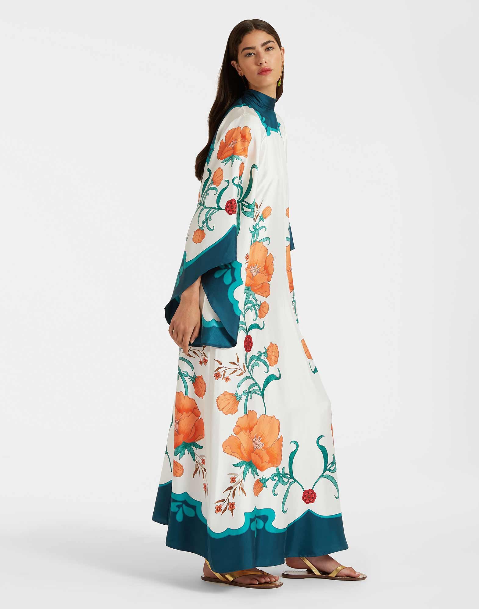 Magnifico Dress La DoubleJ: Morpheus Placée Orange DRE0788SIL001