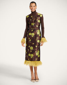 Sleek Dress La DoubleJ: Devon Brown DRE1138JCQ141