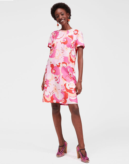 Mini Swing Dress La DoubleJ: Peonia Rosa Mini Swing Dress La DoubleJ: Peonia Rosa DRE0963SIL006