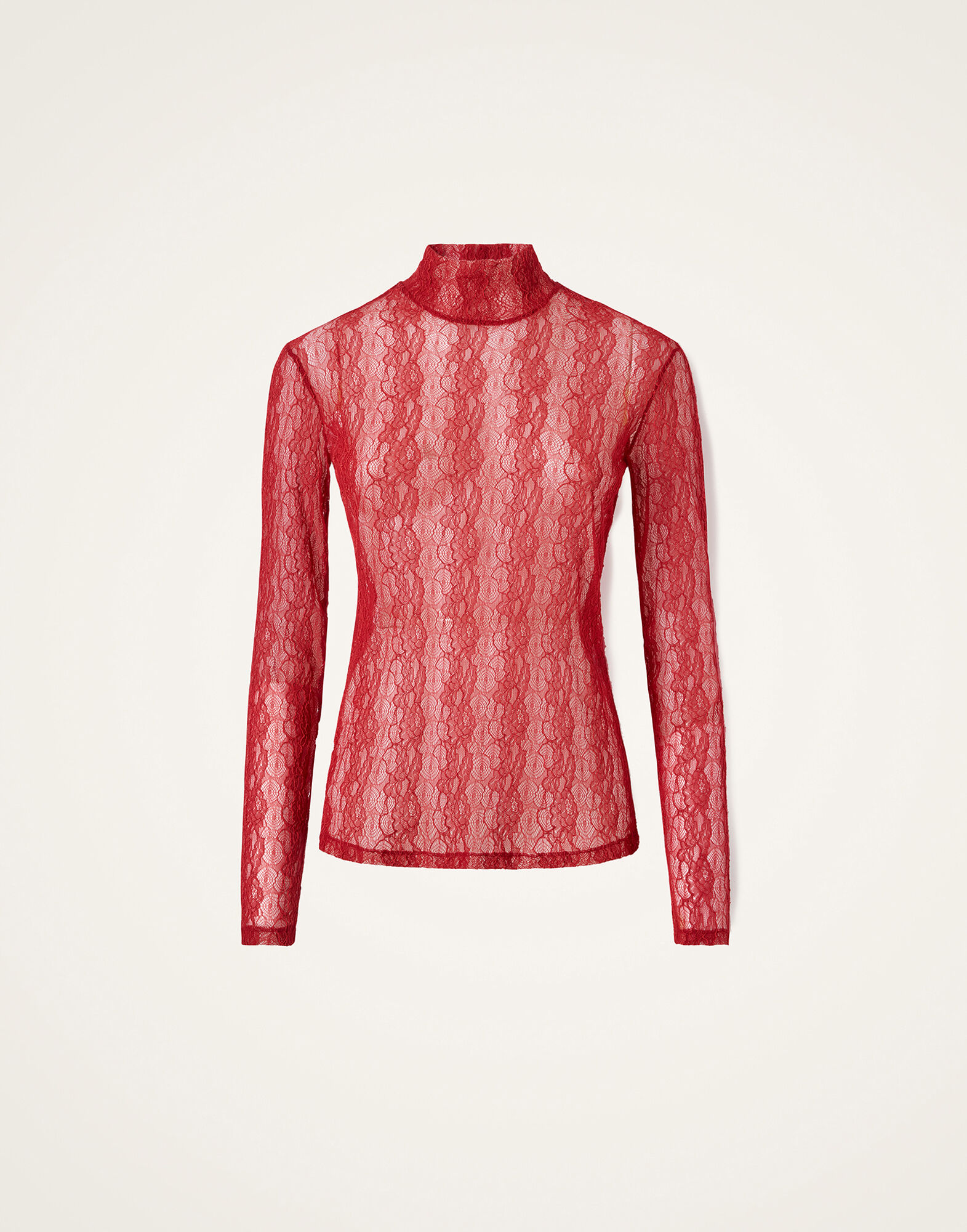 Lacey Turtleneck La DoubleJ: Solid Brick Red Lacey Turtleneck La DoubleJ: Solid Brick Red TOP0180LAC007