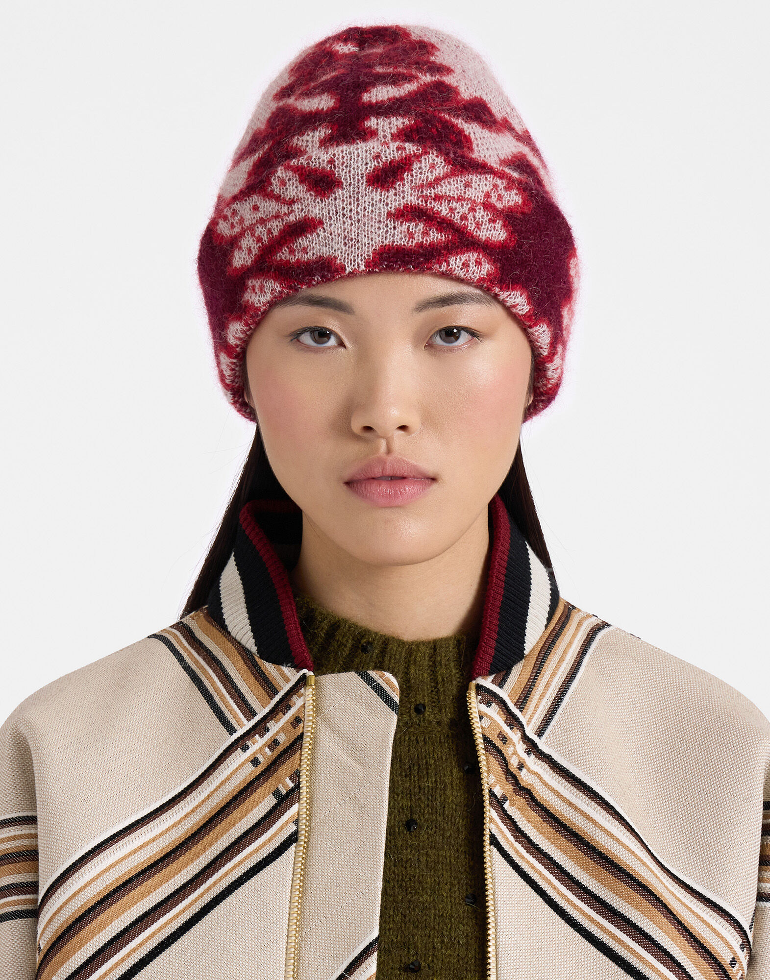 Half-Light Hat La DoubleJ: Herald Cream HAT0032KNI137