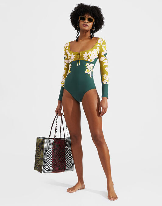 Sunset Suit La DoubleJ: Jasmine Blu Placée Sunset Suit La DoubleJ: Jasmine Blu Placée SWI0044LYC006