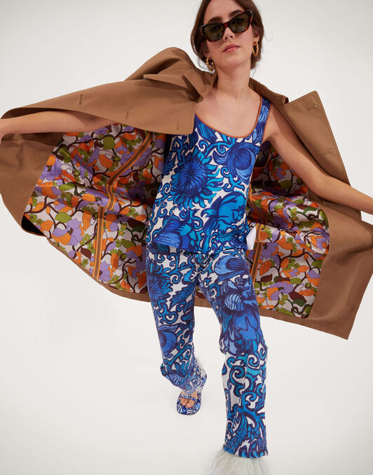 Fancy Crop Jeans (With Feathers) La DoubleJ: Anemone TRO0108DEN001