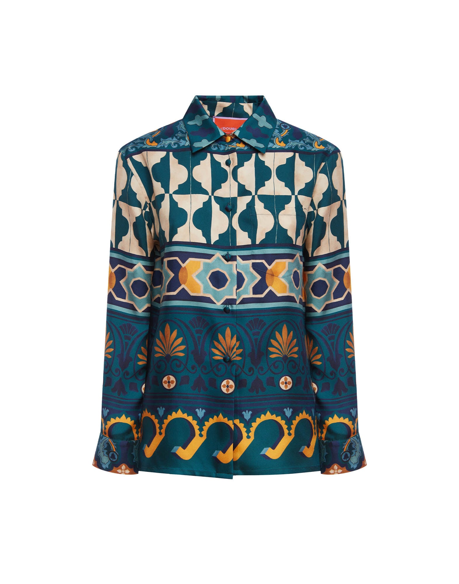 Boy Shirt La DoubleJ: Casareale Placèe Emerald SHI0040SIL006