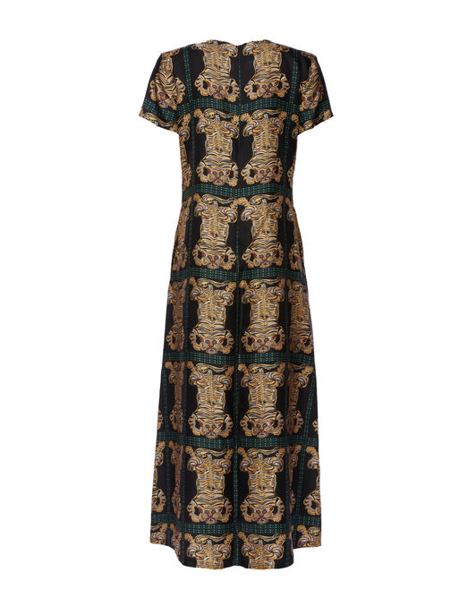 Swing Dress La DoubleJ: Tiger Tiles Black Swing Dress La DoubleJ: Tiger Tiles Black DRE0001SIL001
