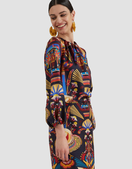 Charming Top La DoubleJ: Nephthys Navy TOP0021SIL001