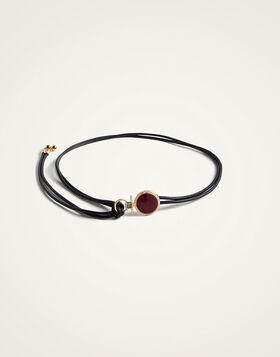 Shen Loop Belt La DoubleJ: 24K Gold Plate & Red Enamel BEL0021BRA008