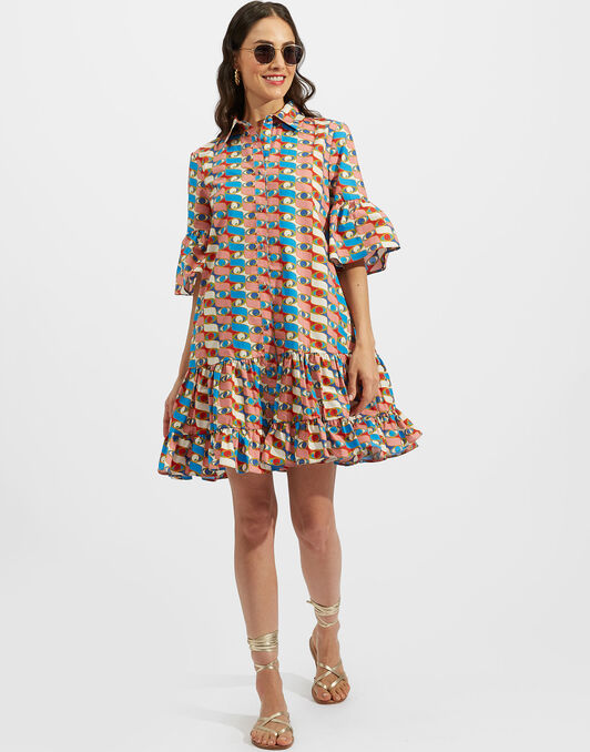 Choux Dress La DoubleJ: Third Eye Turchese Choux Dress La DoubleJ: Third Eye Turchese DRE0205COT015