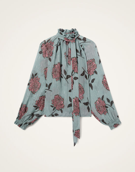 Cerere Blouse La DoubleJ: Feria Light Blue SHI0120CRE012