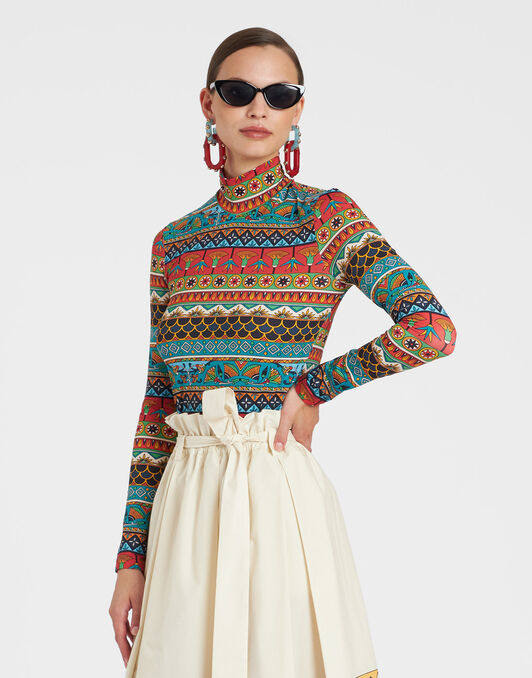 Turtleneck La DoubleJ: Giza Turquoise SHI0030JER005