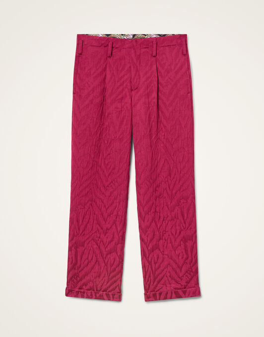 Sigaretta Pants La DoubleJ: Animalier Raspberry TRO0215JCQ118