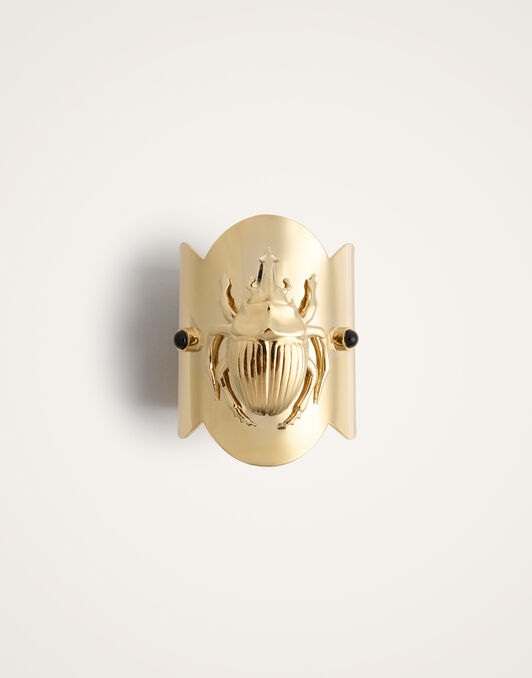 Scarab Cuff La DoubleJ: 24k Gold Plate BAC0012BRA003
