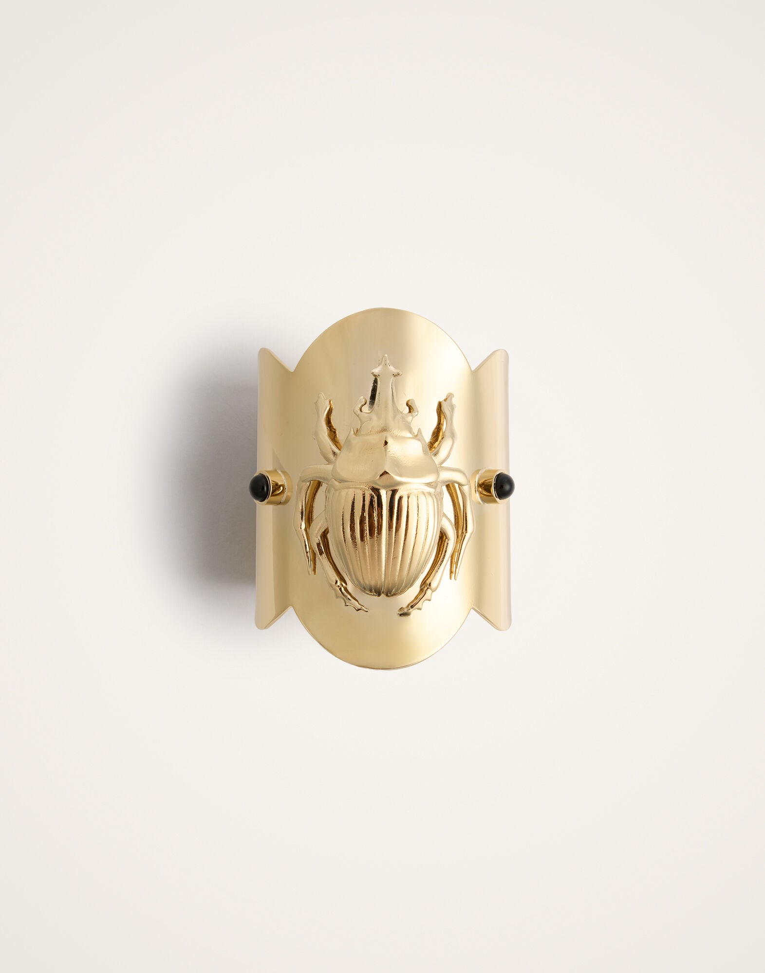 Scarab Cuff La DoubleJ: 24k Gold Plate BAC0012BRA003