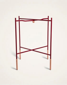 Foldable Tray Stand La DoubleJ: Solid Bordeaux FTS0001MTL001