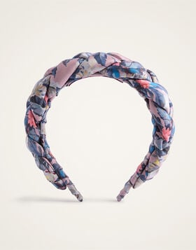 Rapunzel Headband La DoubleJ: Mini Tropicana Mauve HEB0004FOD001