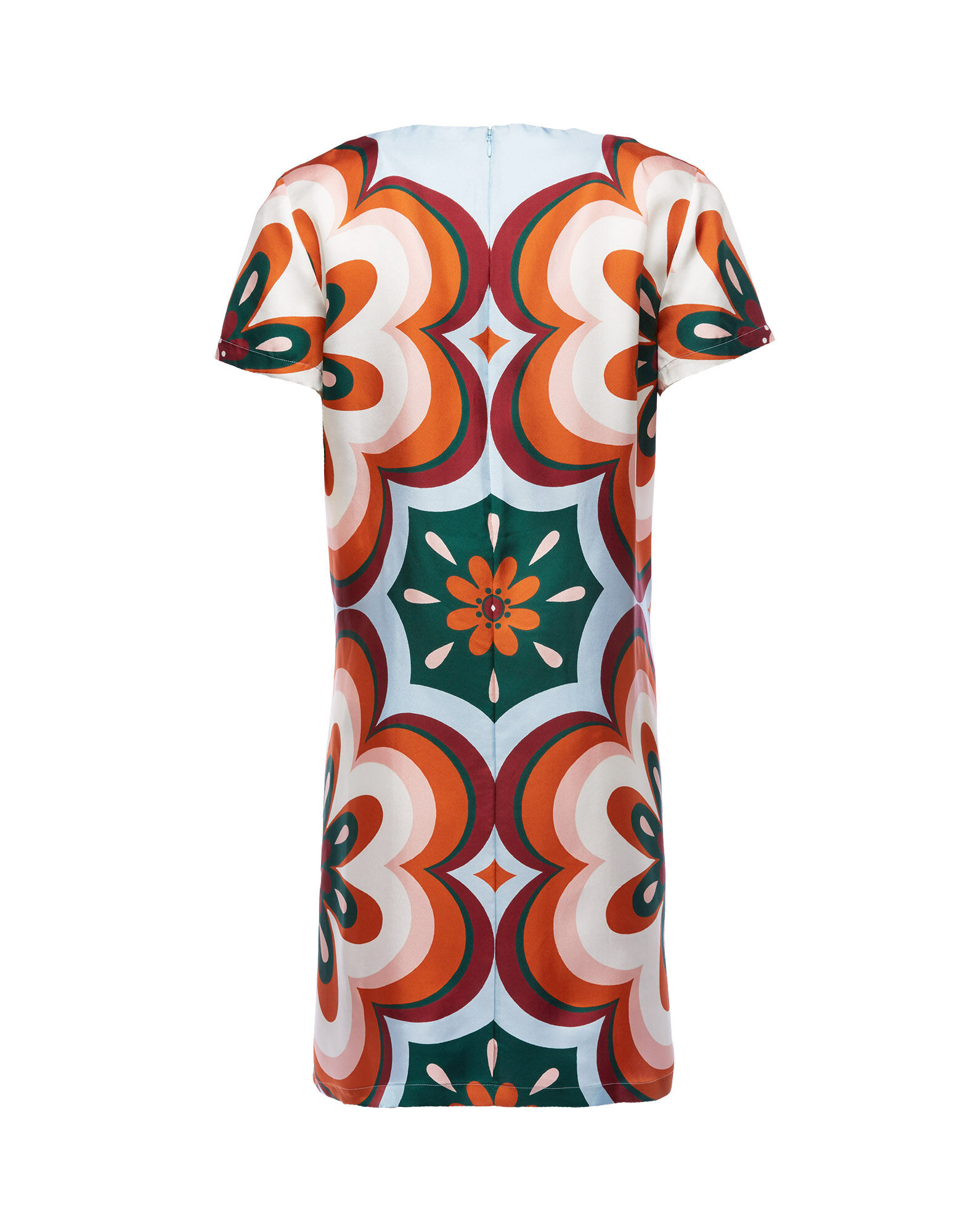 Mini Swing Dress La DoubleJ: Ciccio Arancio Mini Swing Dress LaDoubleJ: Ciccio Arancio DRE0963SIL006