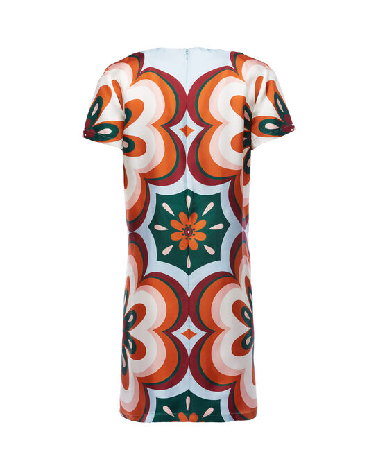 Mini Swing Dress La DoubleJ: Ciccio Arancio Mini Swing Dress LaDoubleJ: Ciccio Arancio DRE0963SIL006