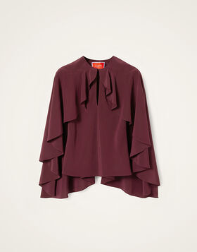 Magic Top La DoubleJ: Solid Burgundy TOP0193CRE010
