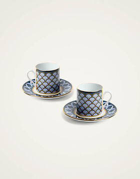Impero Espresso Cup Set Of 2 La DoubleJ: Odysseus Midnight Blue Impero Espresso Cup Set Of 2 La DoubleJ: Odysseus Midnight Blue CUP0011CER001