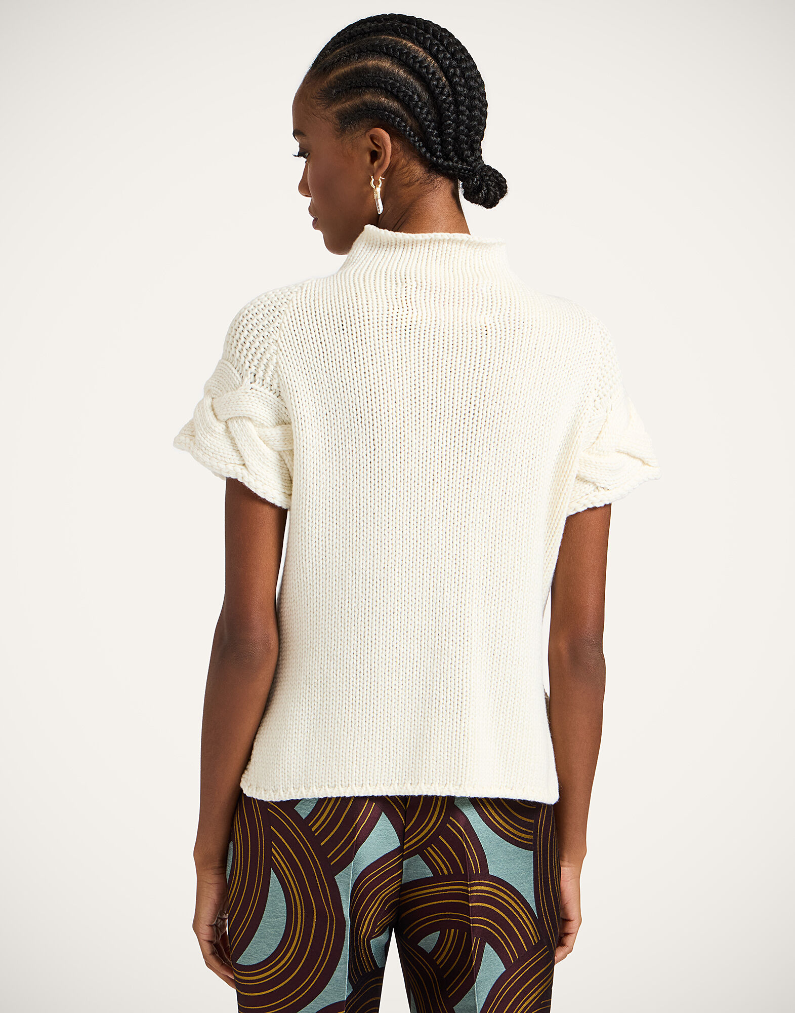 Portrait Top La DoubleJ: Solid Ivory PUL0204KNI120