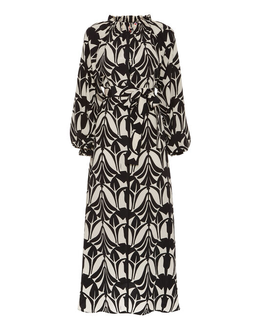 Cerere Shirt Dress La DoubleJ: Papyrus Black & White DRE0818CRE001