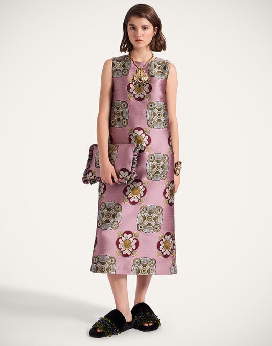 Column Dress La DoubleJ: Nucleus Dusty Pink Column Dress La DoubleJ: Nucleus Dusty Pink DRE0389JCQ114