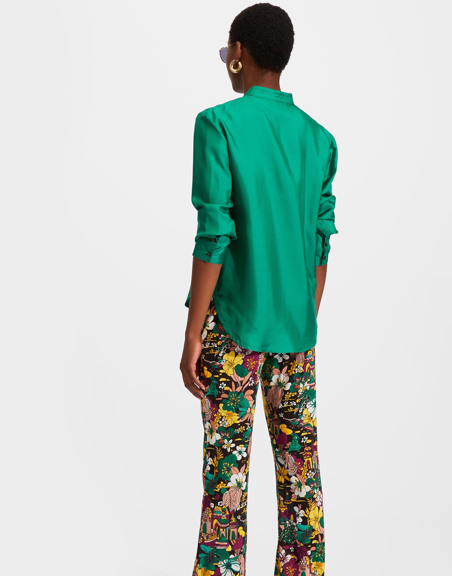 Portofino Shirt La DoubleJ: T.Unita Verde Emerald Portofino Shirt La DoubleJ: T.Unita Verde Emerald SHI0046SIL001