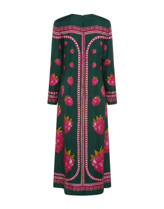 Long Sleeve Swing Dress La DoubleJ: Lampone Placée Emerald Long Sleeve Swing Dress La DoubleJ: Lampone Placée Emerald DRE0231SIL006