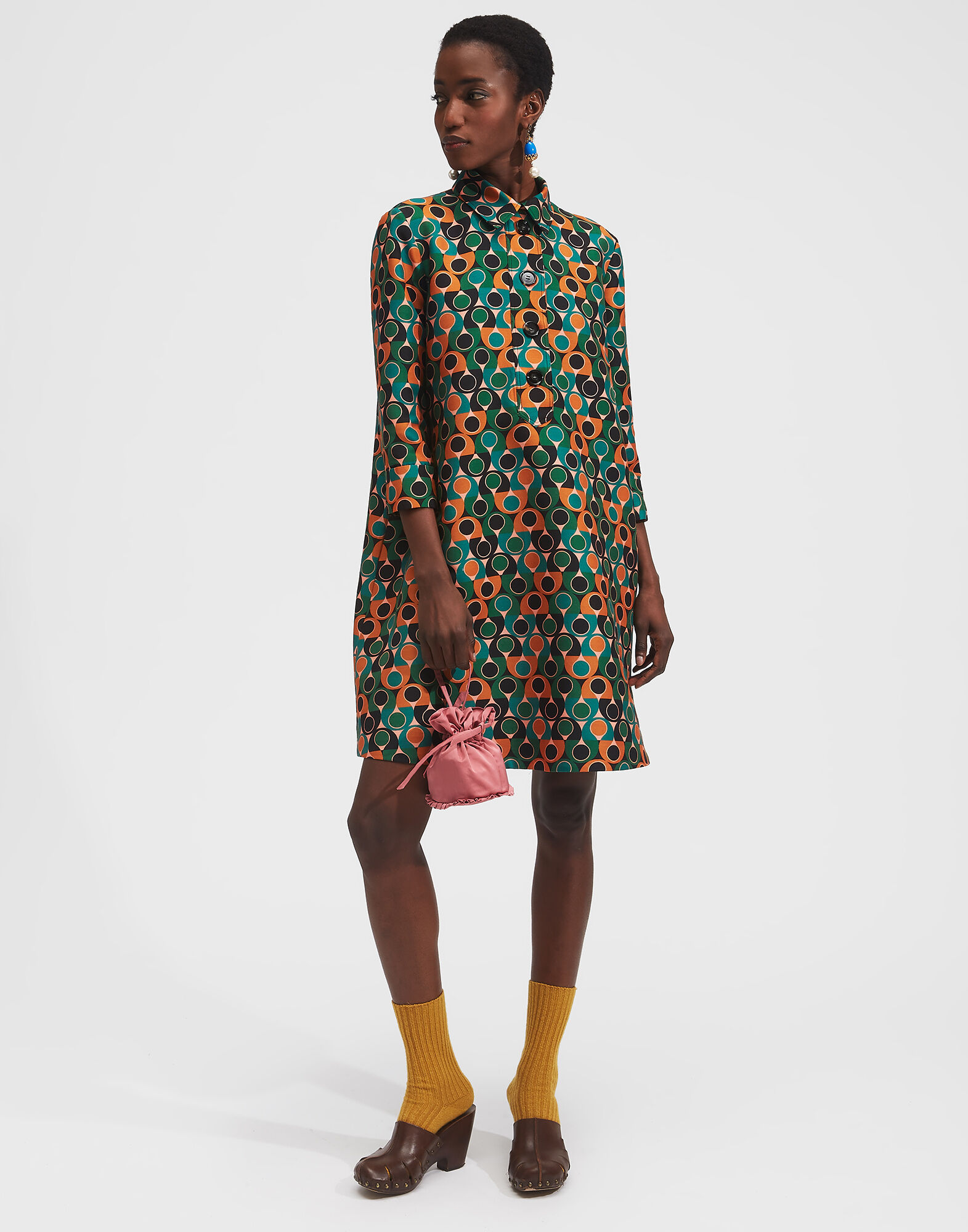 Short Artemis Dress La DoubleJ: Gumball Verde Short Artemis Dress LaDoubleJ: Gumball Verde DRE0180CAD001