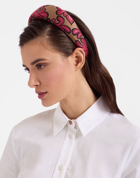 Medici Headband La DoubleJ: Herald Fuchsia Medici Headband La DoubleJ: Herald Fuchsia HEB0017JCQ094