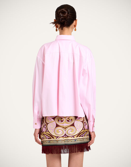 La Scala Shirt La DoubleJ: Solid Pink La Scala Shirt La DoubleJ: Solid Pink SHI0183COT100
