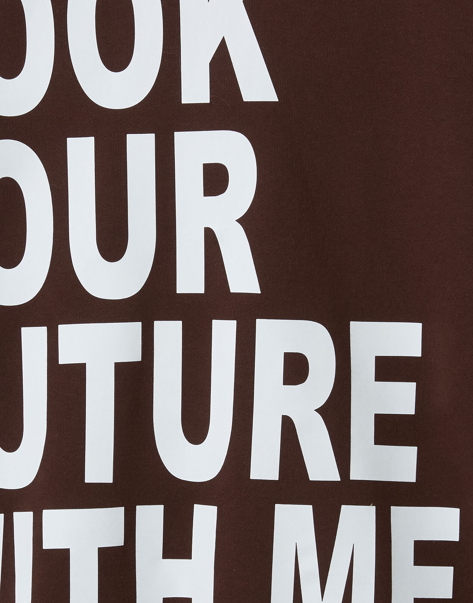 Off Court Sweatshirt La DoubleJ: Solid Brown Off Court Sweatshirt La DoubleJ: Solid Brown SWE0035JER054