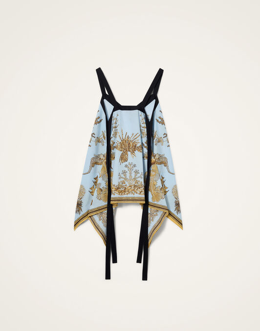 Cinch Top La DoubleJ: Oceania Placée Light Blue Cinch Top La DoubleJ: Oceania Placée Light Blue TOP0210COT056