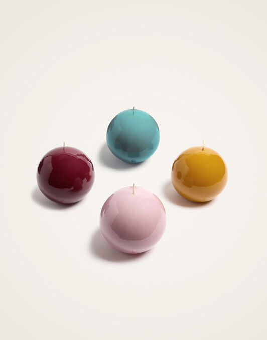 Candle Sphere Set of 4 La DoubleJ: Multicolor CAN0022WAX001