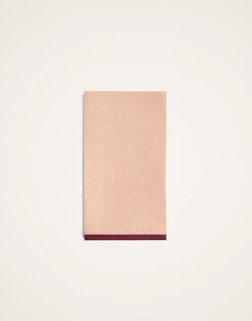 Large Napkins Set of 2 La DoubleJ: Rainbow Light Pink NAP0010LIN017