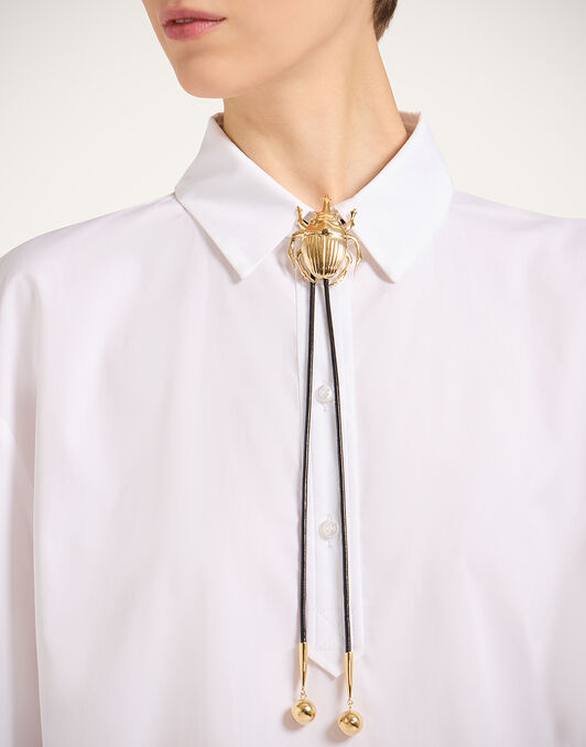 Scarab Cow Tie La DoubleJ: 24K Gold Plate NEC0041BRA003