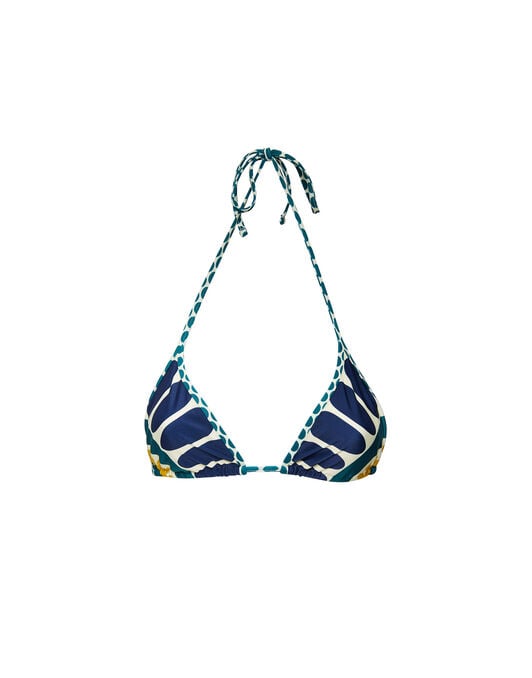 Bikini Top La DoubleJ: Blue Solar Placée Bikini Top La DoubleJ: Blue Solar Placée SWI0032LYC003