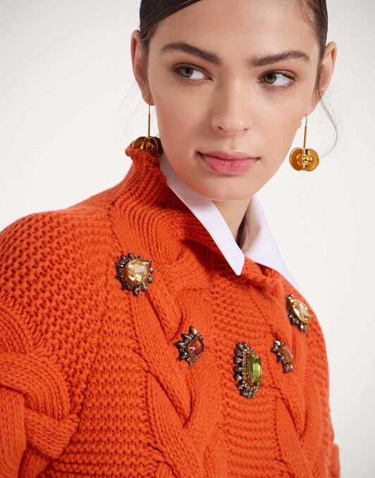 Portrait Top La DoubleJ: Solid Rust PUL0204KNI120