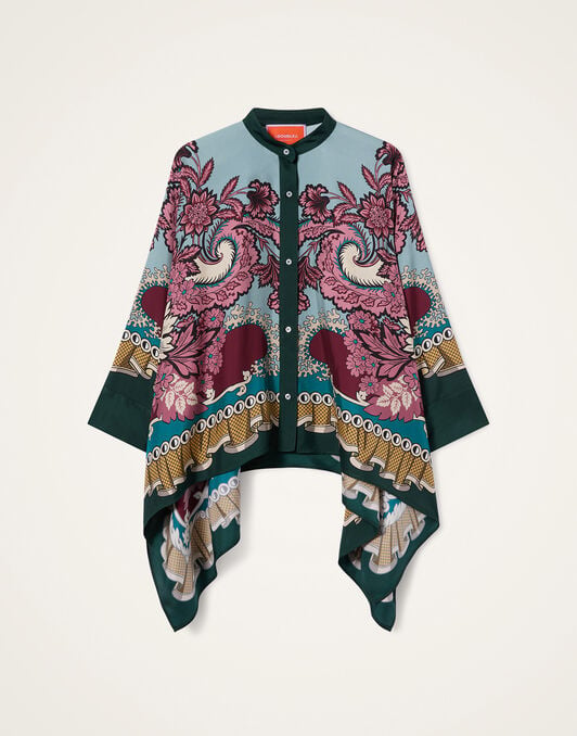 Foulard Shirt La DoubleJ: Symposium Placée Light Blue Foulard Shirt La DoubleJ: Symposium Placée Light Blue SHI0059SIL006
