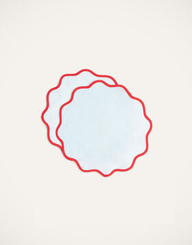 Cloud Placemat Set of 2 La DoubleJ: Rainbow Celeste TBM0003LIN006