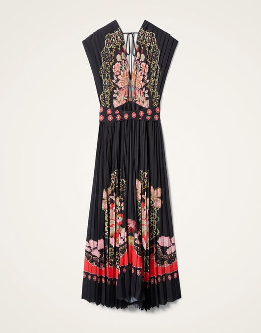 Accordion Dress La DoubleJ: Cornucopia Placée Black Accordion Dress La DoubleJ: Cornucopia Placée Black DRE0991CHF007