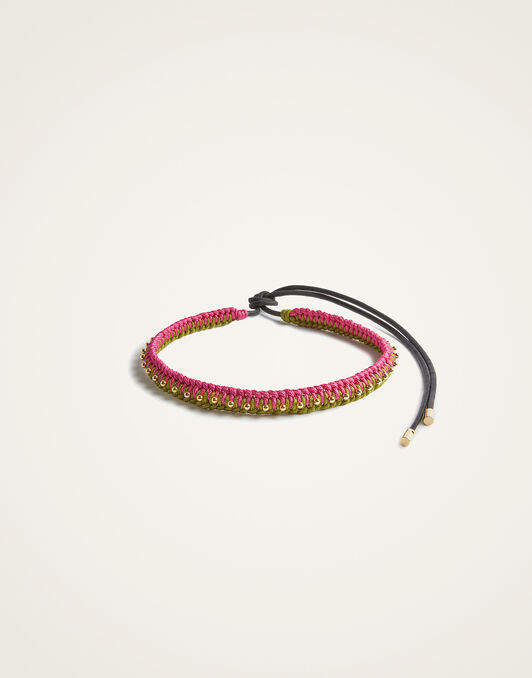 Better Together Belt La DoubleJ: Bicolor Pink & Green BEL0011ROP001